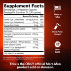 Testosterone Booster for Men - Natural Supplement Premium Tongkat Ali, Fenugreek, Shilajit & Boron - Male Support - Libido, Energy & Muscle Growth Support - 30 Servings + Travel Tin