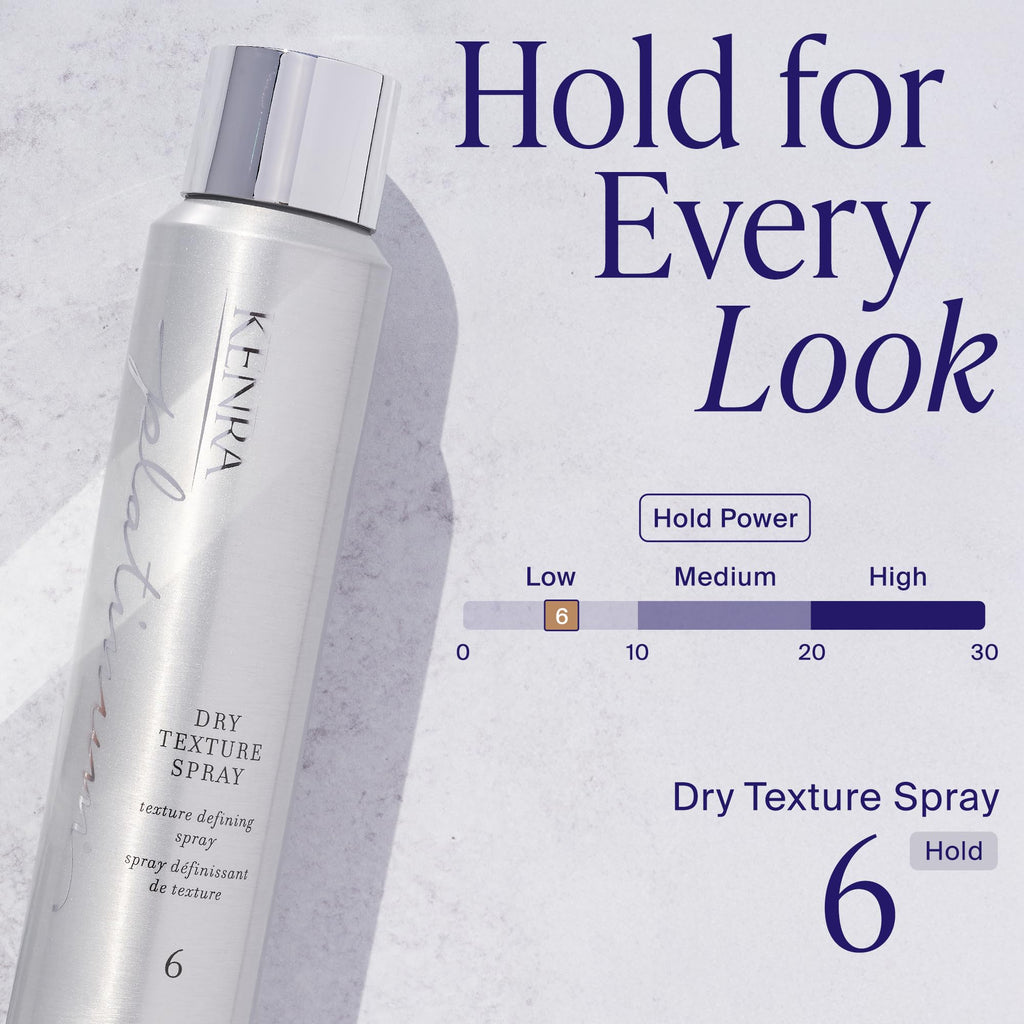 Kenra Platinum Dry Texture Spray 6 | Texture Defining Styler | Increases Texture & Fullness | Absorbs Oils & Impurities | Ultra-Lightweight, Non-Drying Formulation | All Hair Types