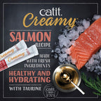 Catit Creamy Lickable Cat Treat, 72 Pack, 0.5 oz Each