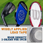 2 Grams Per Inch Golf Lead Tape | 1/2''x 60'' Adhesive Lead Tape | Add Swing Weight for Golf Tennis Racket Pickleball Paddle Adjust Weight