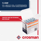 Crosman 15-Count CO2 Cartridges for Air Rifles and Air Pistols