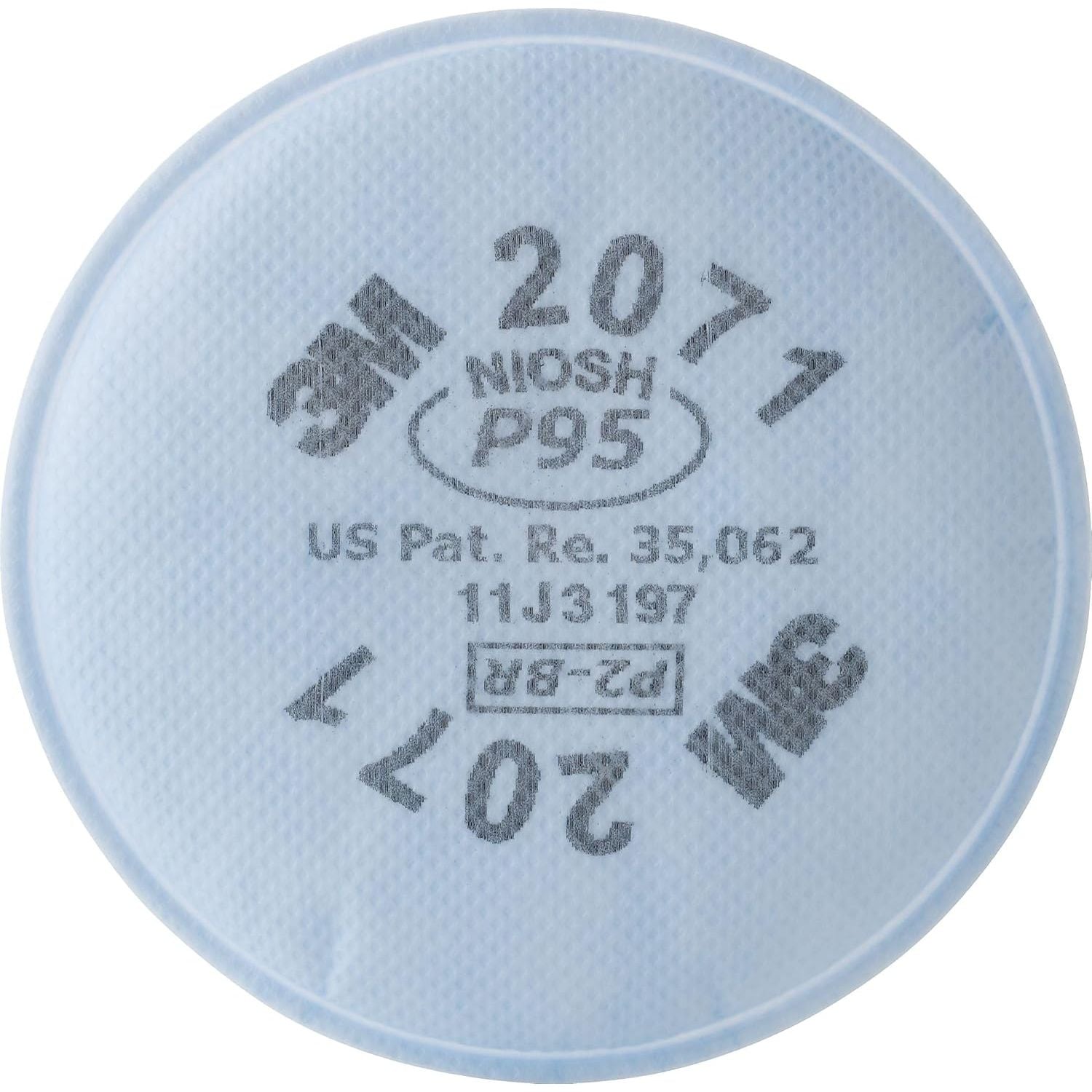 Buy now 3M 50051138543568 Particulate Filter 2071, P95 (Pack of 2),White/Blue Default at indiglob india