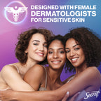 Secret Whole Body Deodorant Cream for Women, Travel Size, Peach & Vanilla Blossom Scent, Aluminum Free Deodorant, 72 HR Odor Protection, 0.8 oz (Pack of 2)