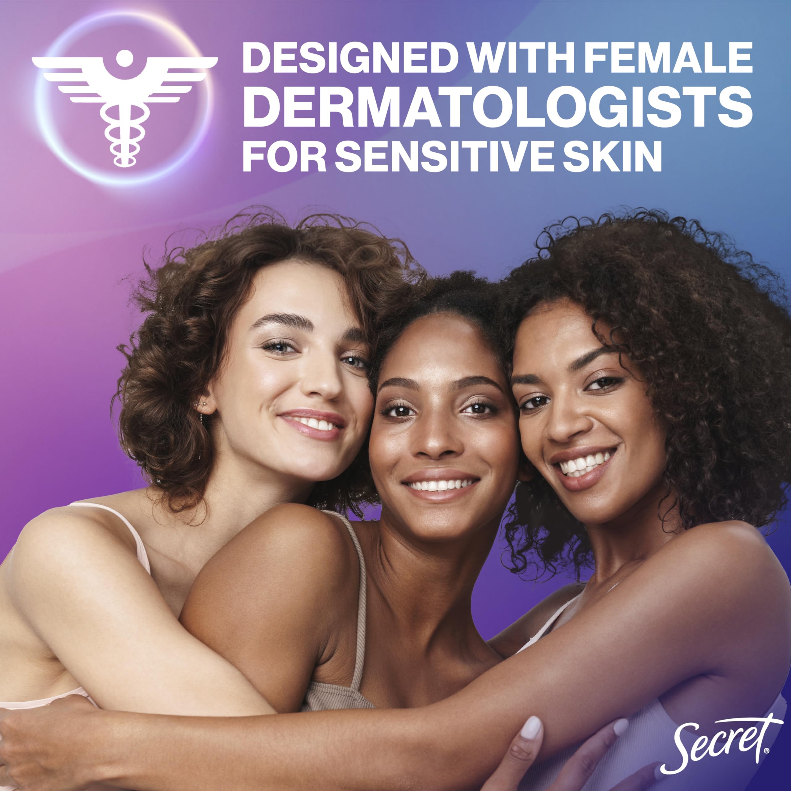 Secret Whole Body Deodorant Cream for Women, Travel Size, Peach & Vanilla Blossom Scent, Aluminum Free Deodorant, 72 HR Odor Protection, 0.8 oz (Pack of 2)