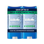 Gillette Antiperspirant and Deodorant for Men, 72hr Sweat & Odor Protection, Long Lasting Freshness, Anti-White Mark Technology, Clear Gel, Arctic Ice Scent, 3.8 oz (Pack of 2)