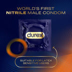 Durex Intense XL Non Latex Condoms, Thin Latex-Free Condoms, Large, 10ct
