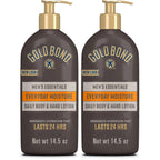 Gold Bond Men's Essentials Daily Body & Hand Lotion for Men, 24 oz | Everyday moisture with Vitamin C, hydrating lotion formulated for men's dry skin, value size, 24hr hydration