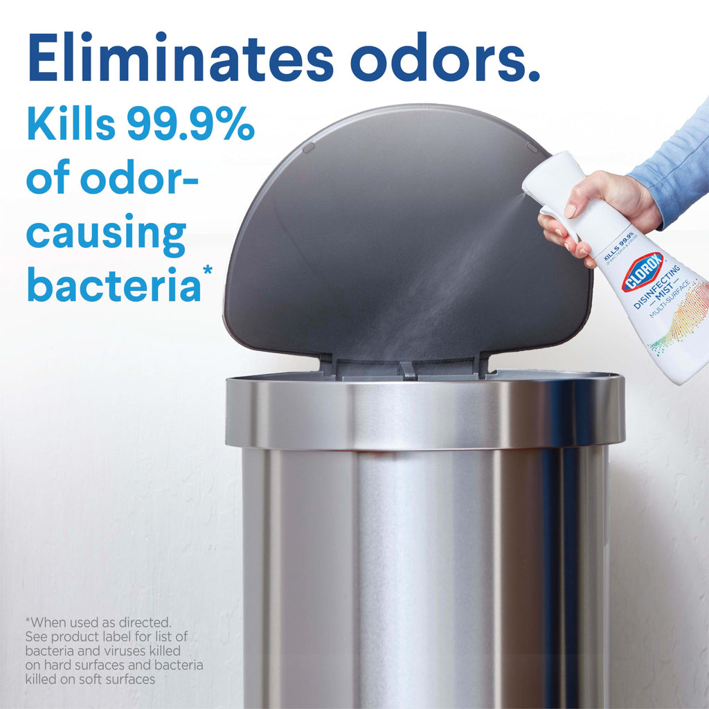 Buy now Clorox Disinfecting Mist, Lemongrass Mandarin, Household Essentials, 3 Refills, 16 Fl Oz Each at indiglob india