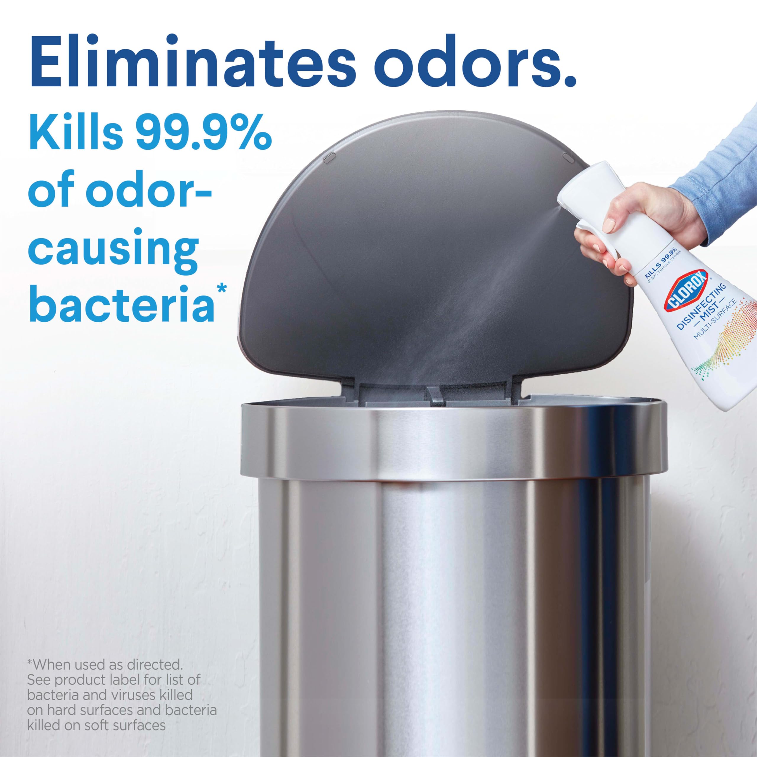 Buy now Clorox Disinfecting Mist, Lemongrass Mandarin, Household Essentials, 3 Refills, 16 Fl Oz Each at indiglob india