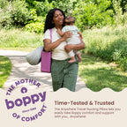 Boppy Anywhere Travel Nursing Pillow, Compact Breastfeeding Support Pillow
