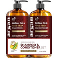 Buy now Argan Oil Shampoo and Conditioner Set - Sulfate-Free Formula with Nourishing Moroccan Oil and Keratin -for All Hair, Curly or Straight - Hydrate Repair Defy Frizz for Salon-like Results!16 Fl Oz 2 PK Default at indiglob india