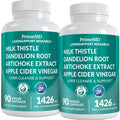 32-in-1 Liver Support Milk Thistle, Artichoke & Beetroot, 90ct | Liver Health and Wellness Support, Milk Thistle, Silymarin, Artichoke Extract and Beetroot, Liver Supplement