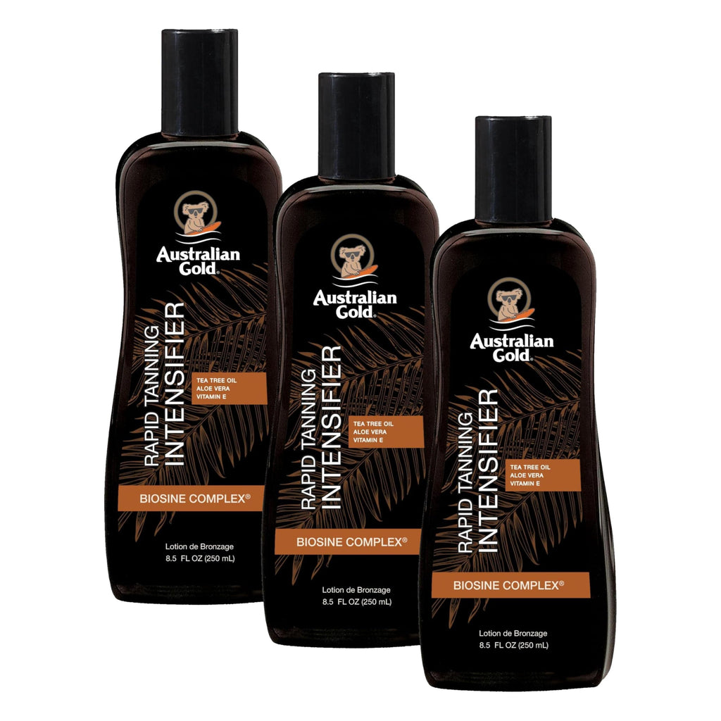 Australian Gold Rapid Tanning Intensifier Lotion, 8.5 Fl Oz | With Tea Tree Oil and Aloe Vera | Vitamin E