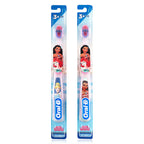 Buy now Oral-B New Princess Toothbrush for Little Girls, Children 3+, Extra Soft, Characters Vary - Pack of 6 (Characters Vary) at indiglob india