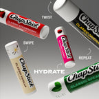 ChapStick Lip Care Set, Classic Collection 3-Pack – Spearmint, Cherry, and Strawberry Lip Balm, 0.15 Oz Ea