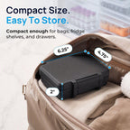 Peptide Case for 6 3ml Vials and a 30ml Vial with Syringe Storage