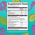 MARYRUTH'S Sea Moss with Spirulina and Chlorella Liposomal, 15 Servings