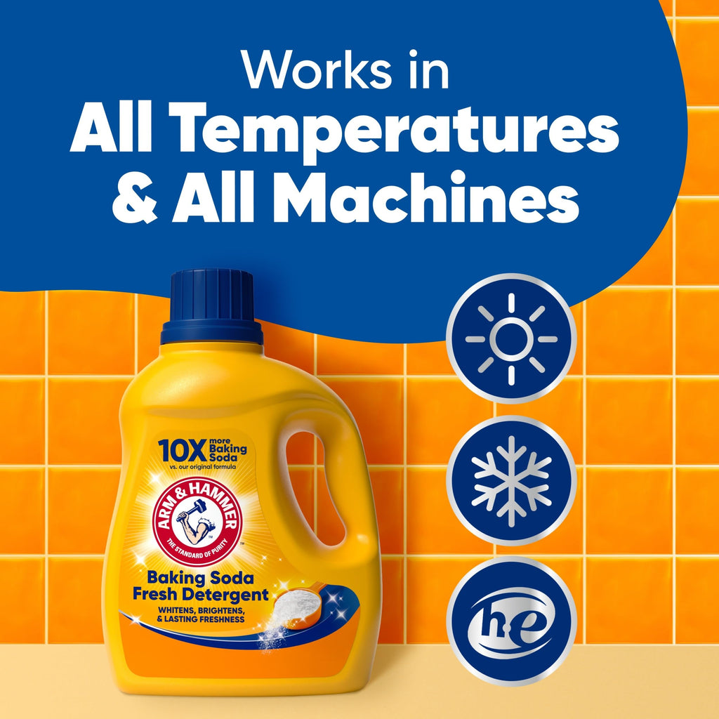 ARM & HAMMER Baking Soda Fresh Liquid Laundry Detergent