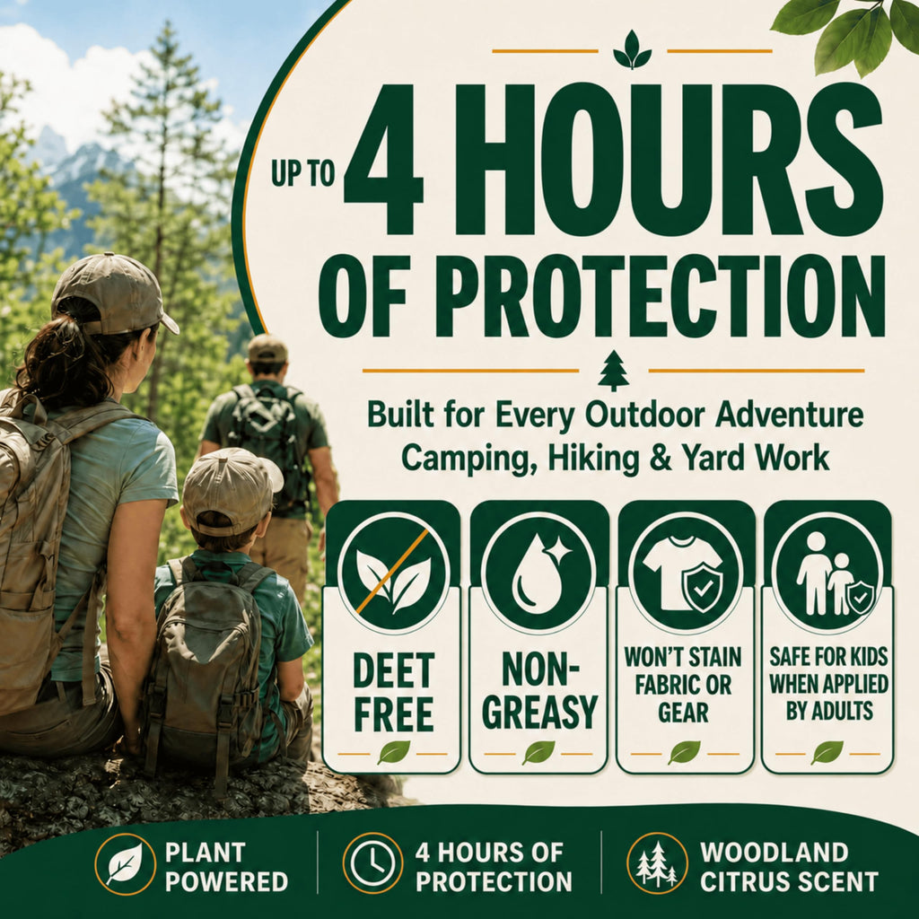 Trail Defense Tick & Mosquito Repellent for Humans and Dogs – Botanical Bug Spray