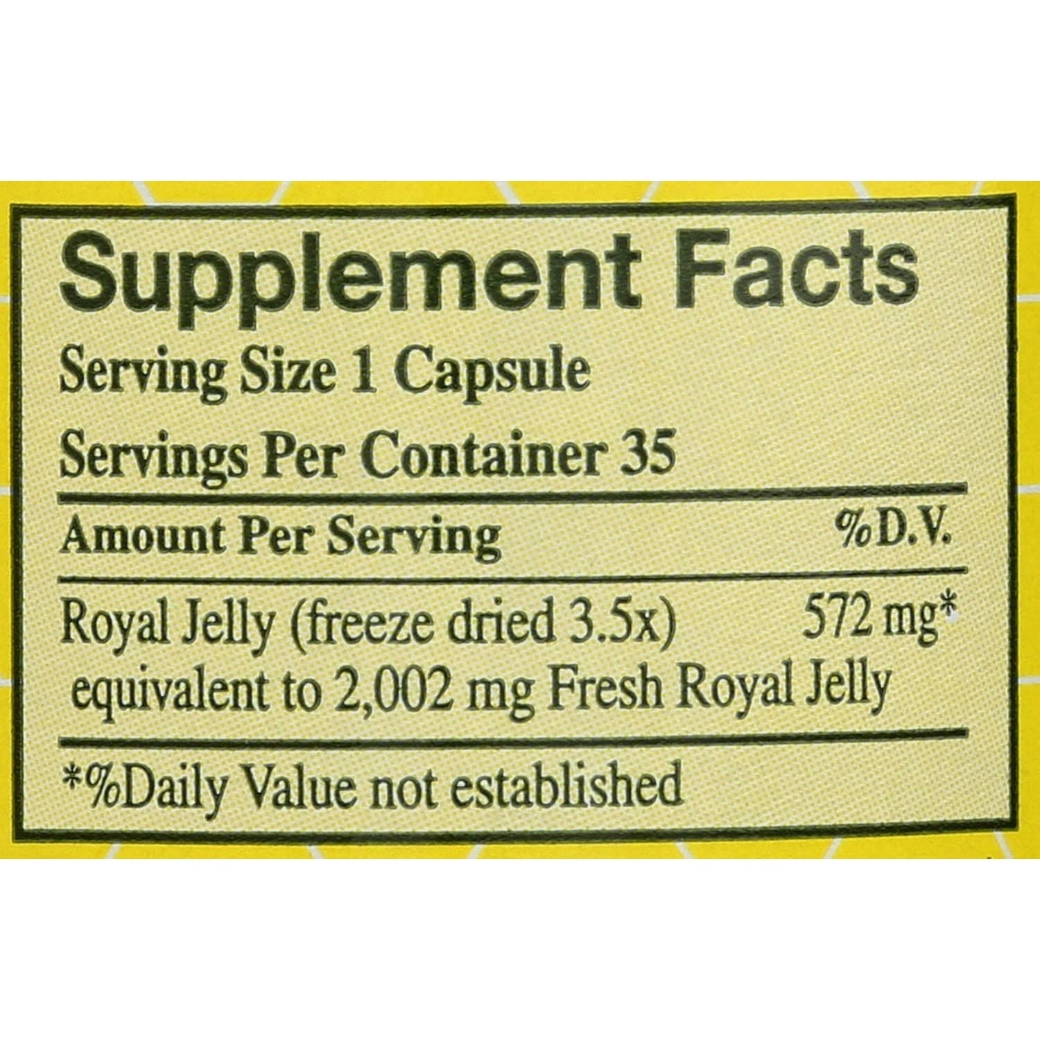 Buy now YS BEE Farms Pure Royal Jelly Capsules, 35 CT at indiglob india