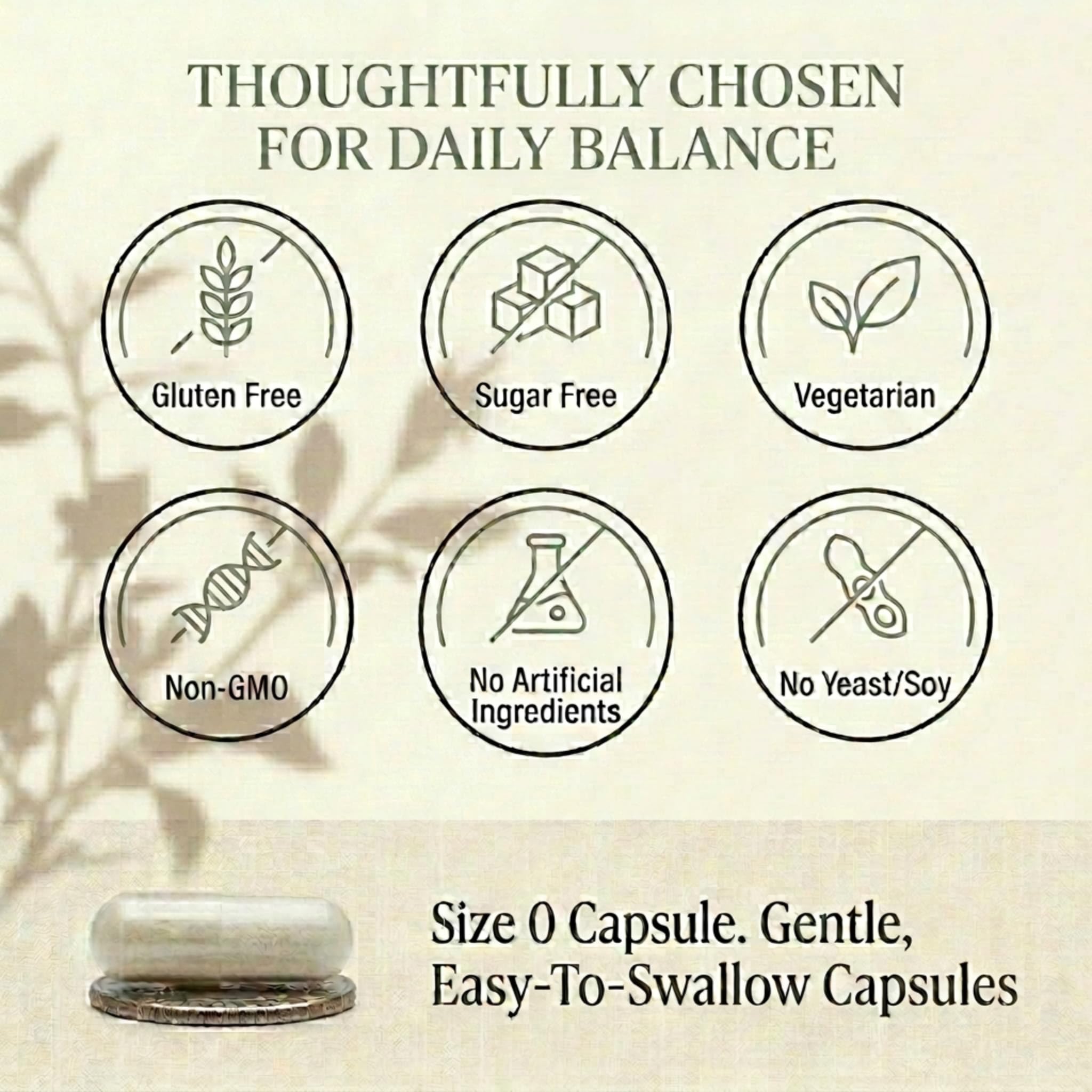 Natural Rhythm Triple Calm Magnesium Complex - 120 Capsules, Chelated Magnesium Glycinate, Taurate & Malate, High Absorption Supplement for Sleep, Stress, Muscle & Heart Support, Non-GMO, Vegan