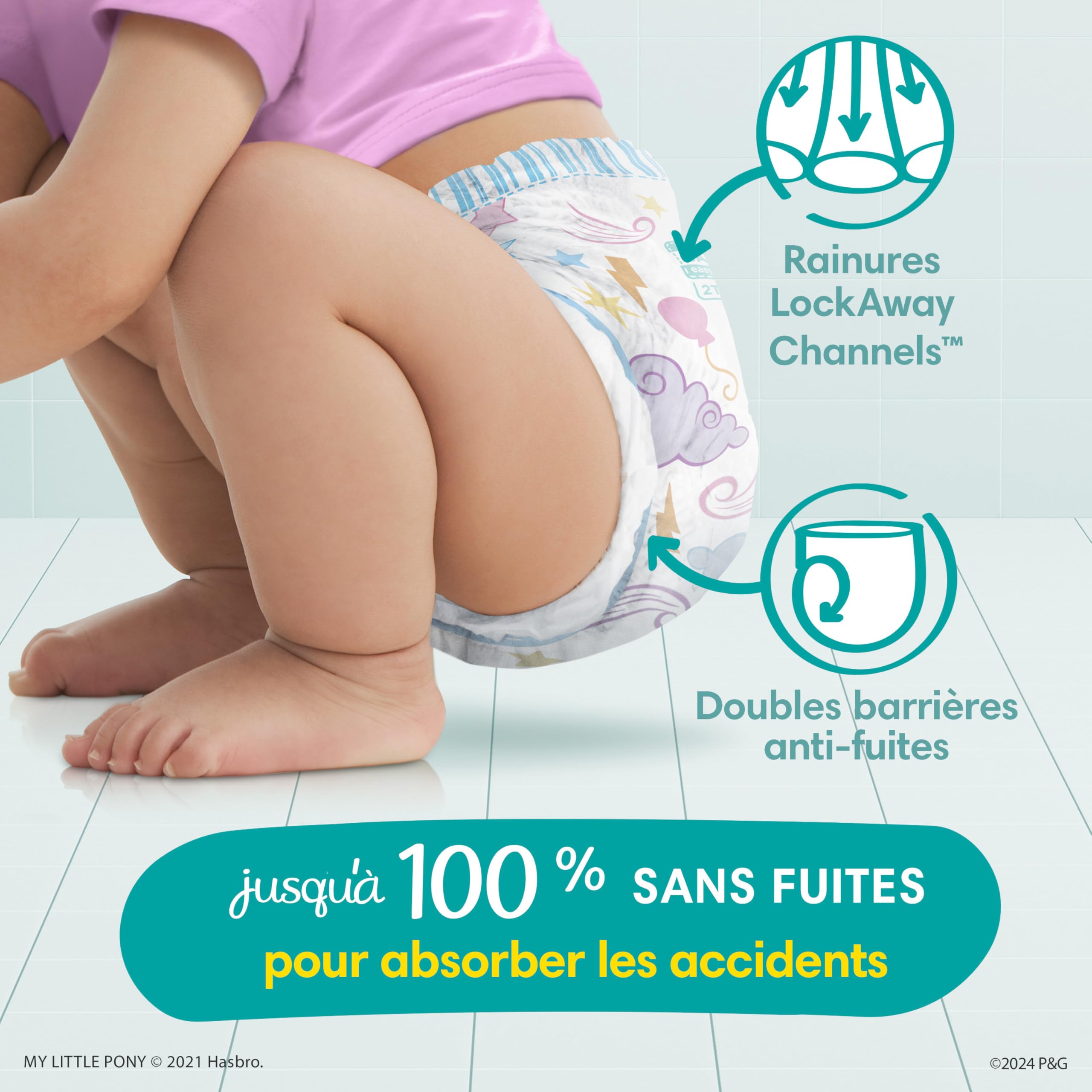 Buy now Pampers Size 5 Diapers, Potty Training Underwear for Toddlers, Easy Ups Diapers, Pull Up 3t-4t Training Pants for Girls and Boys, 100 Count, Giant Pack (Packaging & Prints May Vary) at indiglob india
