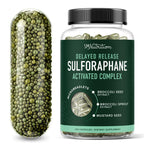 50MG Sulforaphane Supplement from Broccoli Sprouts, Doctor-Formulated | NRF2 Activation, Cellular Health & Immune Support, Glucoraphanin & Myrosinase, Third-Party Tested, 60 Broccoli Seed Beadlets