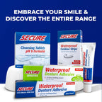 Buy now Secure Waterproof Denture Adhesive - Zinc Free - Extra Strong Hold For Upper, Lower or Partials - 1.4 oz at indiglob india