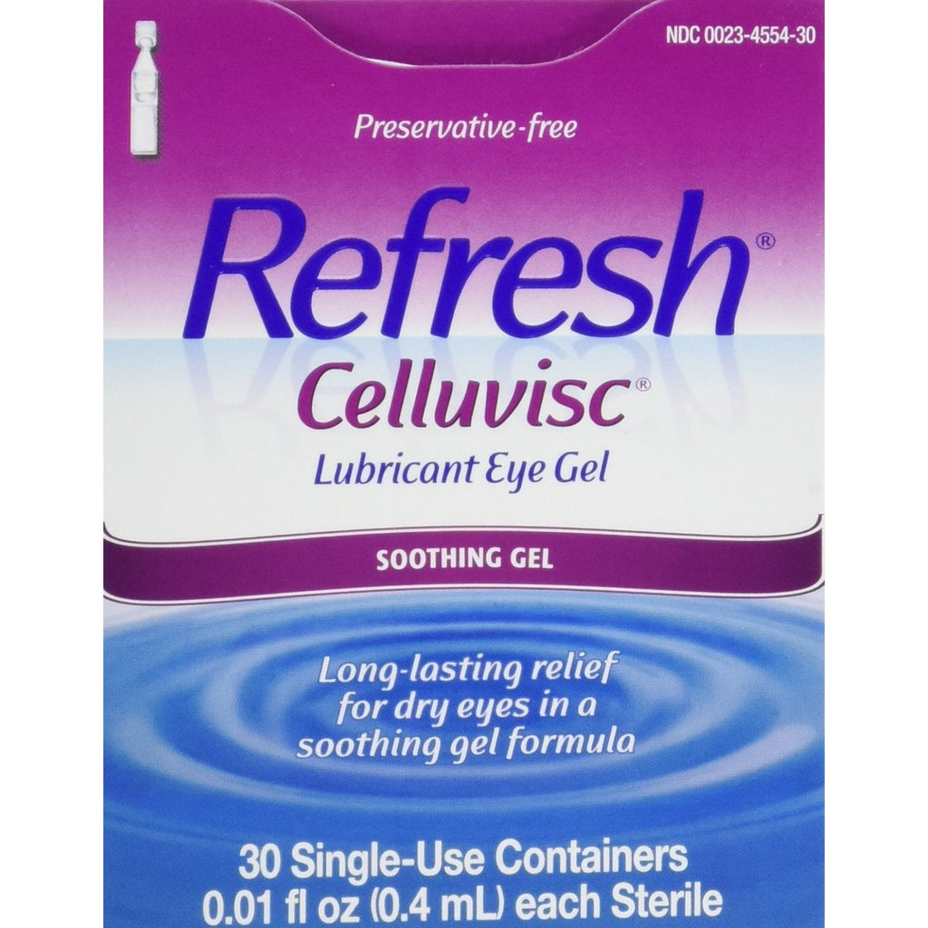 Buy now Refresh Celluvisc Lubricant Eye Gel Single-use Containers 30 Ea (3 Pack) at indiglob india