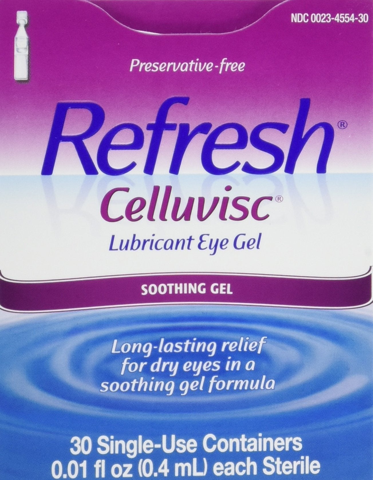Buy now Refresh Celluvisc Lubricant Eye Gel Single-use Containers 30 Ea (3 Pack) at indiglob india