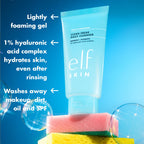e.l.f. SKIN Holy Hydration! Clean Freak Daily Cleanser, Gentle Hydrating Gel Face Cleanser, Made With Hyaluronic Acid, Vegan & Cruelty-Free, 5.5 fl oz