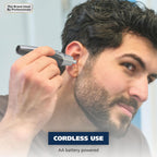 Buy now Wahl Clipper Battery Operated, Precision Ear and Nose Hair Trimmer for Men, Hygienic Nose Trimmer with Rinseable Blade for Easy Cleaning, Perfect for Travel Æ’?? Model 3026462 at indiglob india