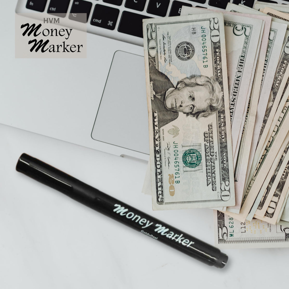 Counterfeit Money Detector Pen (2 Counterfeit Pens) - Detect Fake Bills