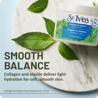 St. Ives Collagen Elastin Face Moisturizer for Dry Skin, Paraben free and Non Comedogenic, 10 oz
