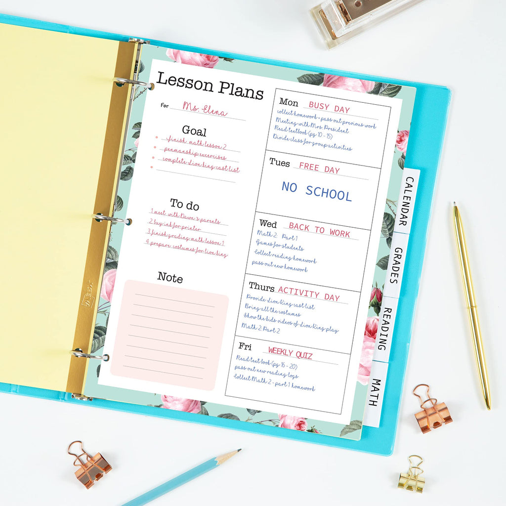 Avery® Paper Dividers, Insertable Big Tab™, 5-Tab, Clear, 1 Set
