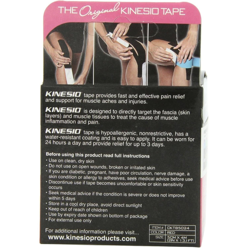 Buy now 2" KinesioÂ® Tex Classic W/R Red at indiglob india