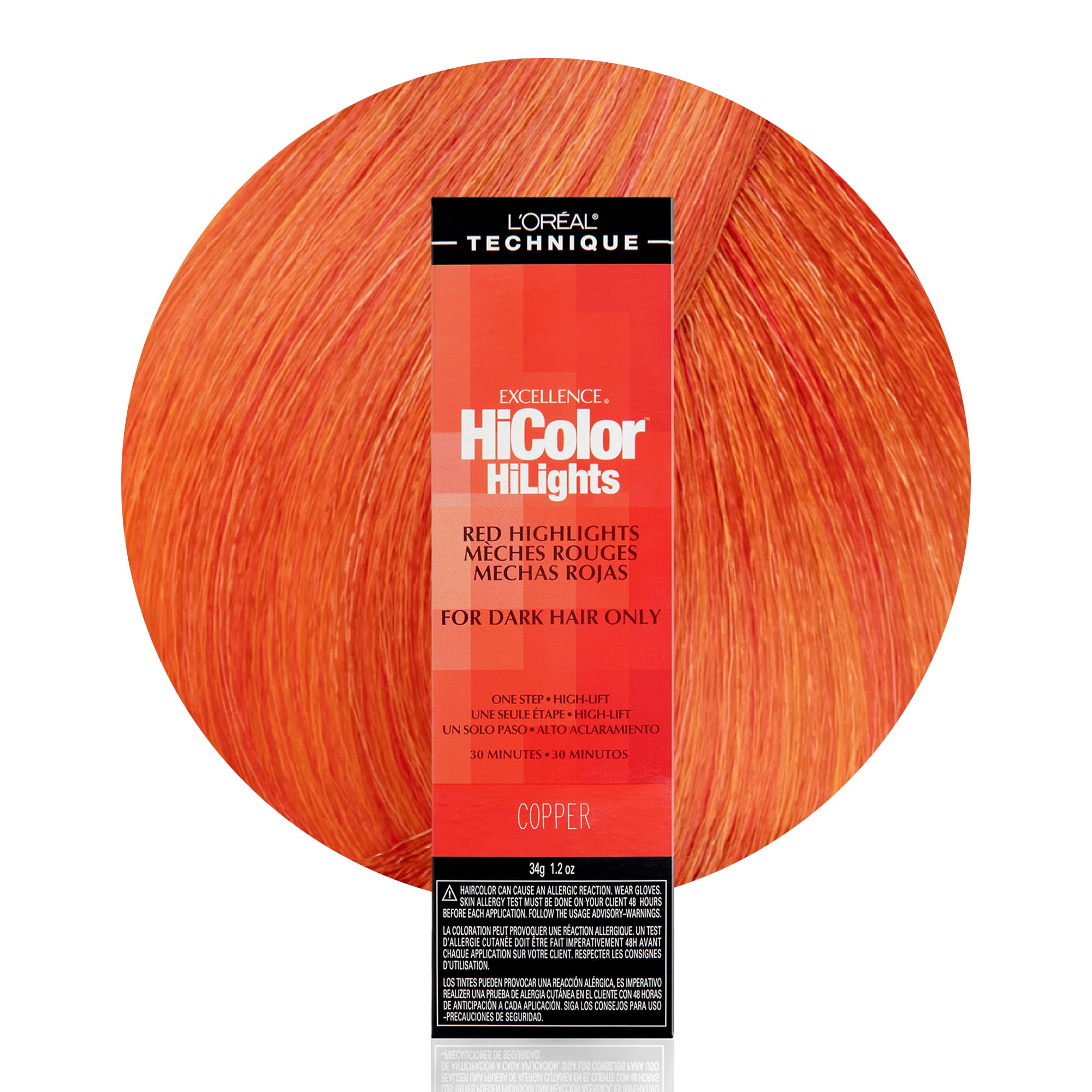L'Oréal Technique HiColor Red HiLights Permanent Hair Color