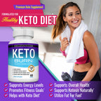 Keto Burn Pills Ketosis - 1200 Mg Ultra Advanced Natural Ketogenic Using Rapsberry Ketone Support Energy Focus Men Women 60 Capsules