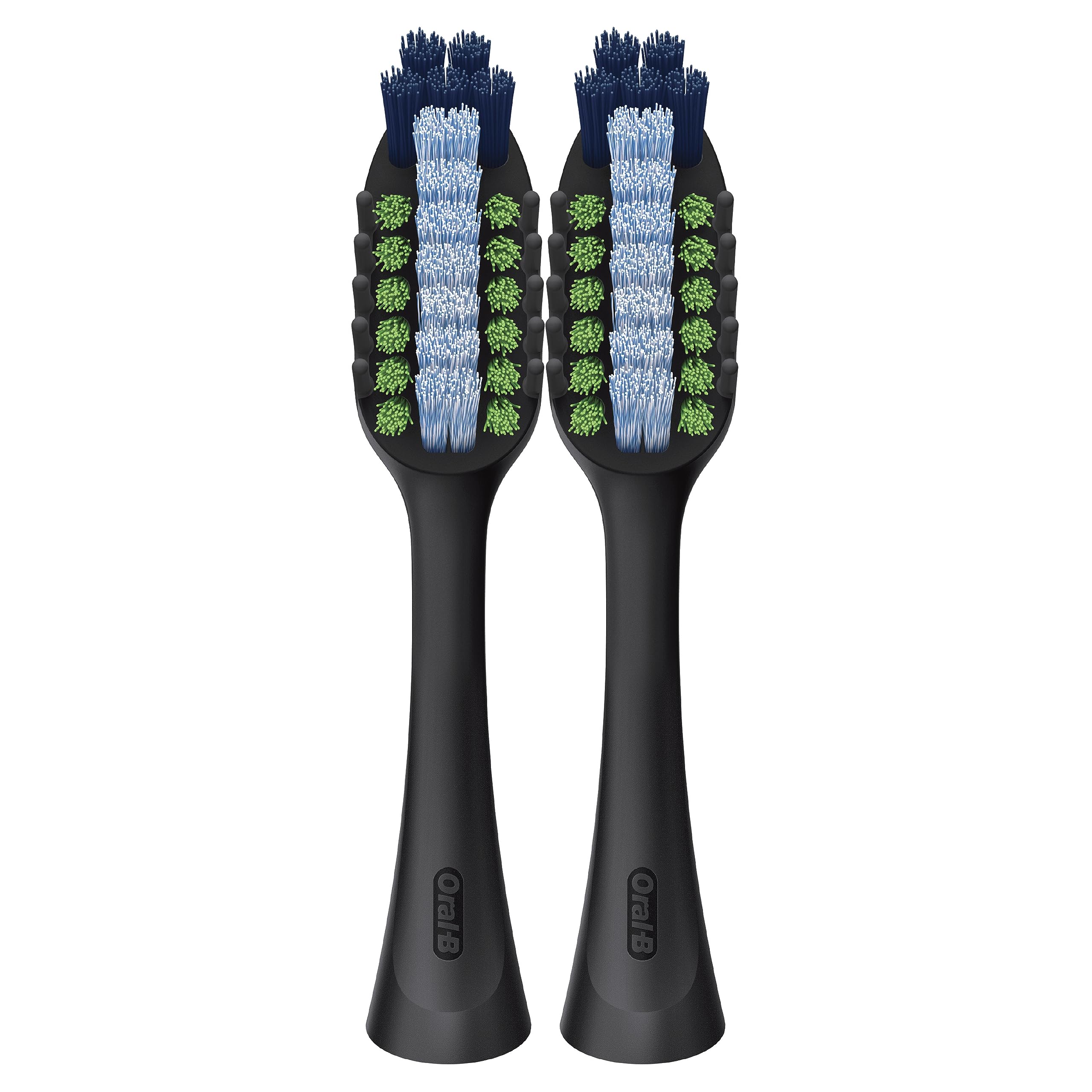 Buy now Oral-B Clic Toothbrush Whitening Replacement Brush Heads, Black, 2 Count at indiglob india
