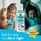 Buy now Vicks Sinex, Children's Saline Nasal Spray, Drug Free Ultra Fine Mist with Hint of Aloe, Ages 1+, Fast Everyday Stuffy Nose Relief for Kids, Clear Mucus from a Cold or Allergy, 5 OZ x 2 at indiglob india