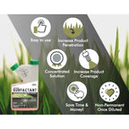 Liquid Harvest Concentrated Surfactant for Herbicides Non-Ionic 16oz, Increase Product Coverage, Increase Product Penetration, Increase Product Effectiveness