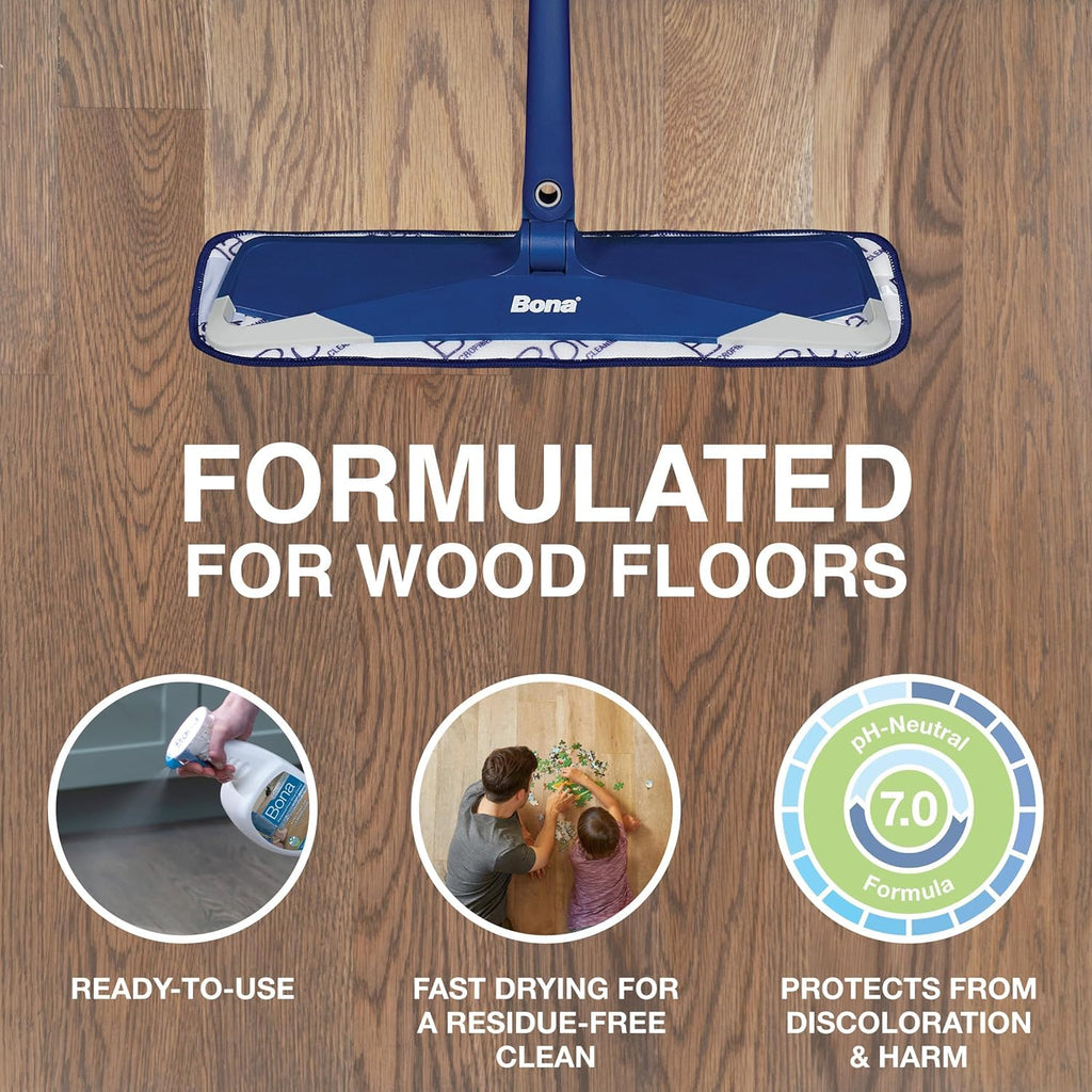 Buy now Bona Hardwood Floor Cleaner Concentrate, Cedar Wood Scent, 1 fl oz, Pack of 4 (Makes 128 fl oz) - Residue-Free Floor Cleaning Concentrate Spray Mop and Spray Bottle Refill - For Wood Floors at indiglob india