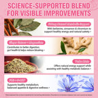 Cutting Drink Mix – Supports Energy & Gut Health with Magnesium, Berberine, Chromium, 5-HTP, Yerba Mate & FOS | Sugar-Free, Vegan, Non-GMO, Strawberry Açaí - 30 Servings