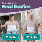 Buy now BraceAbility Medical Abdominal Stomach Binder - XXL Belly Band Compression for Diastasis Recti, Postpartum, Post-Surgical Wrap for Tummy Tuck Recovery, Post op Ab Binder for Women and Men (2XL 12") at indiglob india