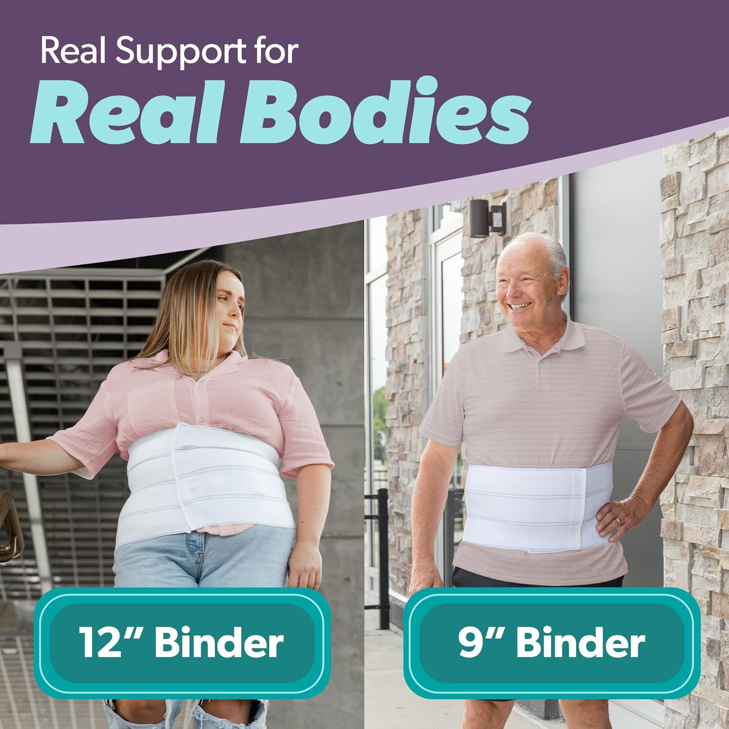 Buy now BraceAbility Medical Abdominal Stomach Binder - XXL Belly Band Compression for Diastasis Recti, Postpartum, Post-Surgical Wrap for Tummy Tuck Recovery, Post op Ab Binder for Women and Men (2XL 12") at indiglob india