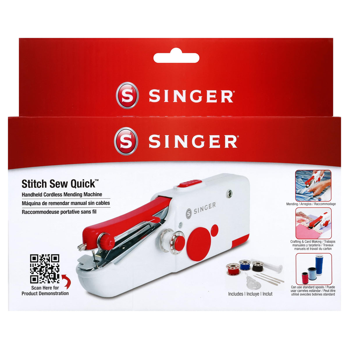 SINGER Stitch Sew Quick™ Portable Handheld Cordless Mending Machine