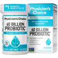 Physician's CHOICE Probiotics 60 Billion CFU - 10 Strains + Organic Prebiotics - Immune, Digestive & Gut Health - Supports Occasional Constipation, Diarrhea, Gas & Bloating - for Women & Men - 30ct