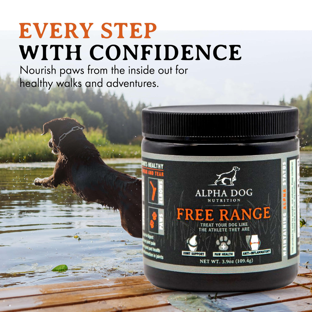 Alpha Dog Nutrition Free Range Dog Hip & Joint Supplement Powder