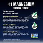 Natural Vitality Sleep Gummies | Magnesium, Melatonin & L-Theanine Formula | Blueberry Pomegranate Flavored Supplement | Vegan, Gluten Free & Non-GMO | 120 Count