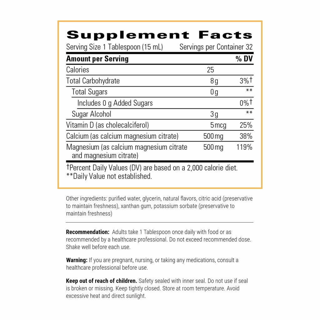 Integrative Therapeutics Liquid Calcium Magnesium, Berry, 16oz